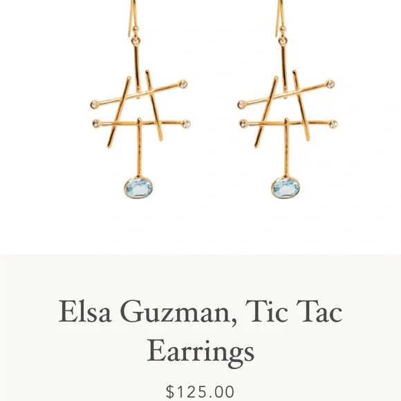 New Elsa Guzman Tic Tac Earrings - Picture 2 of 5
